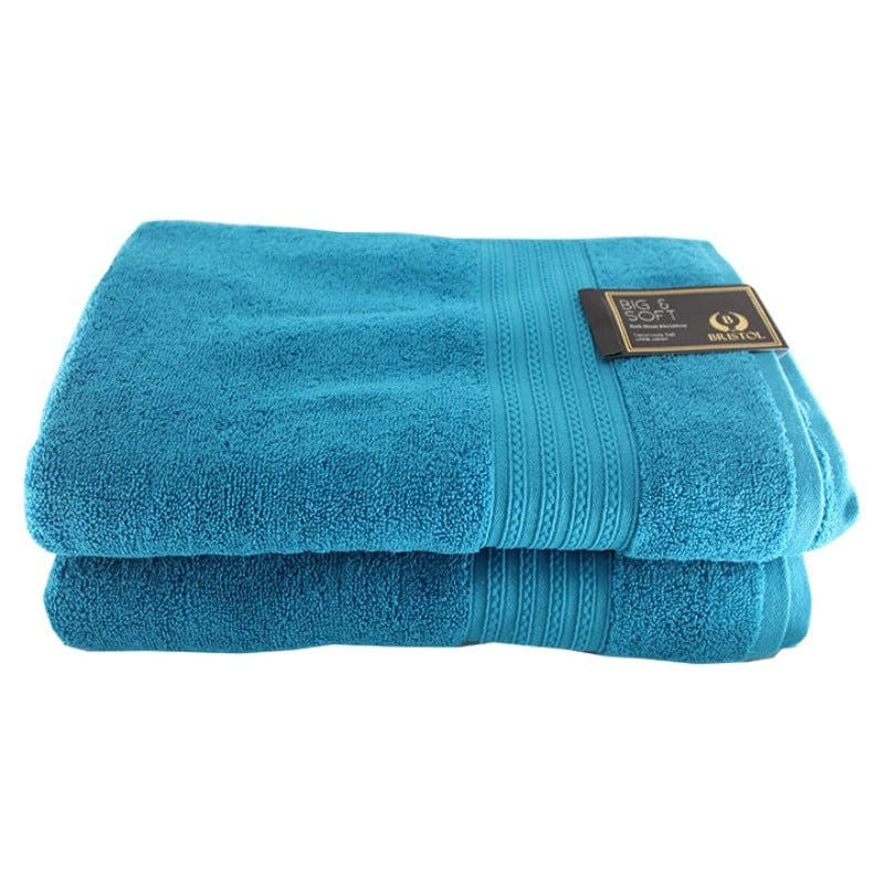 BRISTOL BIG & SOFT HAND TOWEL TEAL 600GSM 50X90CM