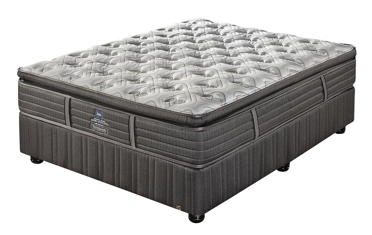 SEALY CLARIS MEDIUM QUEEN - BED SET