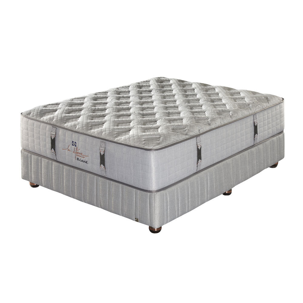 SEALY LA DIFFERENCE BIANE QUEEN BED SET LUXURY FIRM
