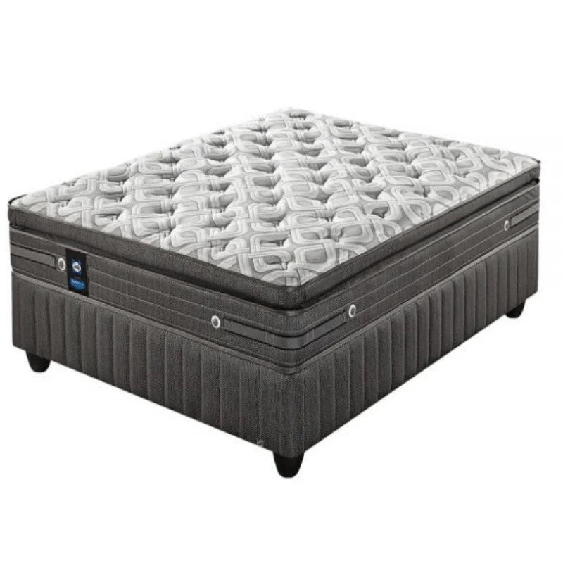 SEALY AMON PLUSH QUEEN - BED SET
