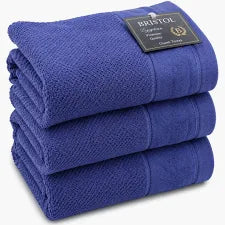 Wedgewood Collection Towel – 550gsm – 100% Cotton - Navy - Pack of 3