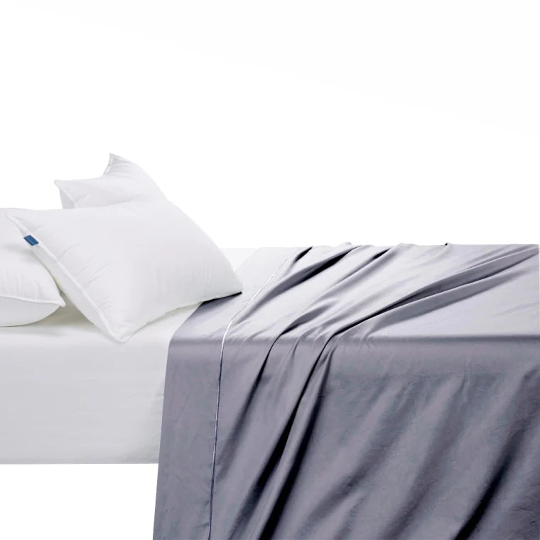 Egyptian Cotton 400 thread count flat sheet Grey