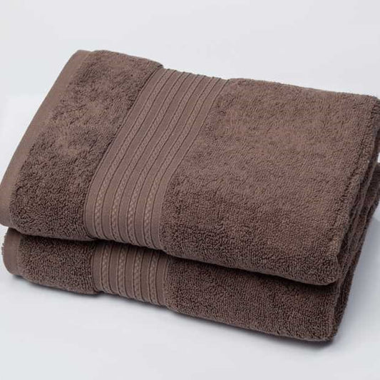 BRISTOL BIG & SOFT BROWN HAND TOWEL 600GSM 50X90CM