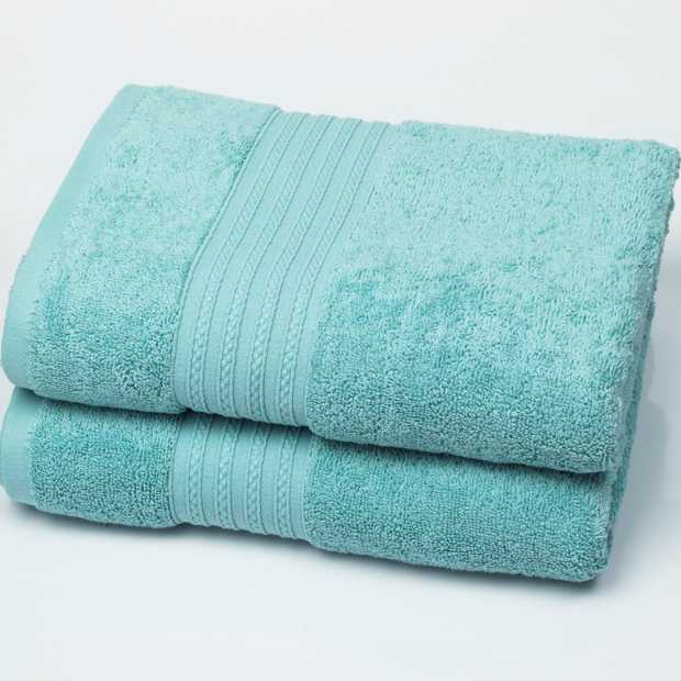 BIG & SOFT BATH TOWEL DUCK EGG 600GSM 70X130CM