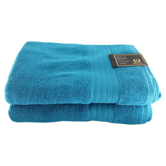 BRISTOL BIG & SOFT HAND TOWEL TEAL 600GSM 50X90CM
