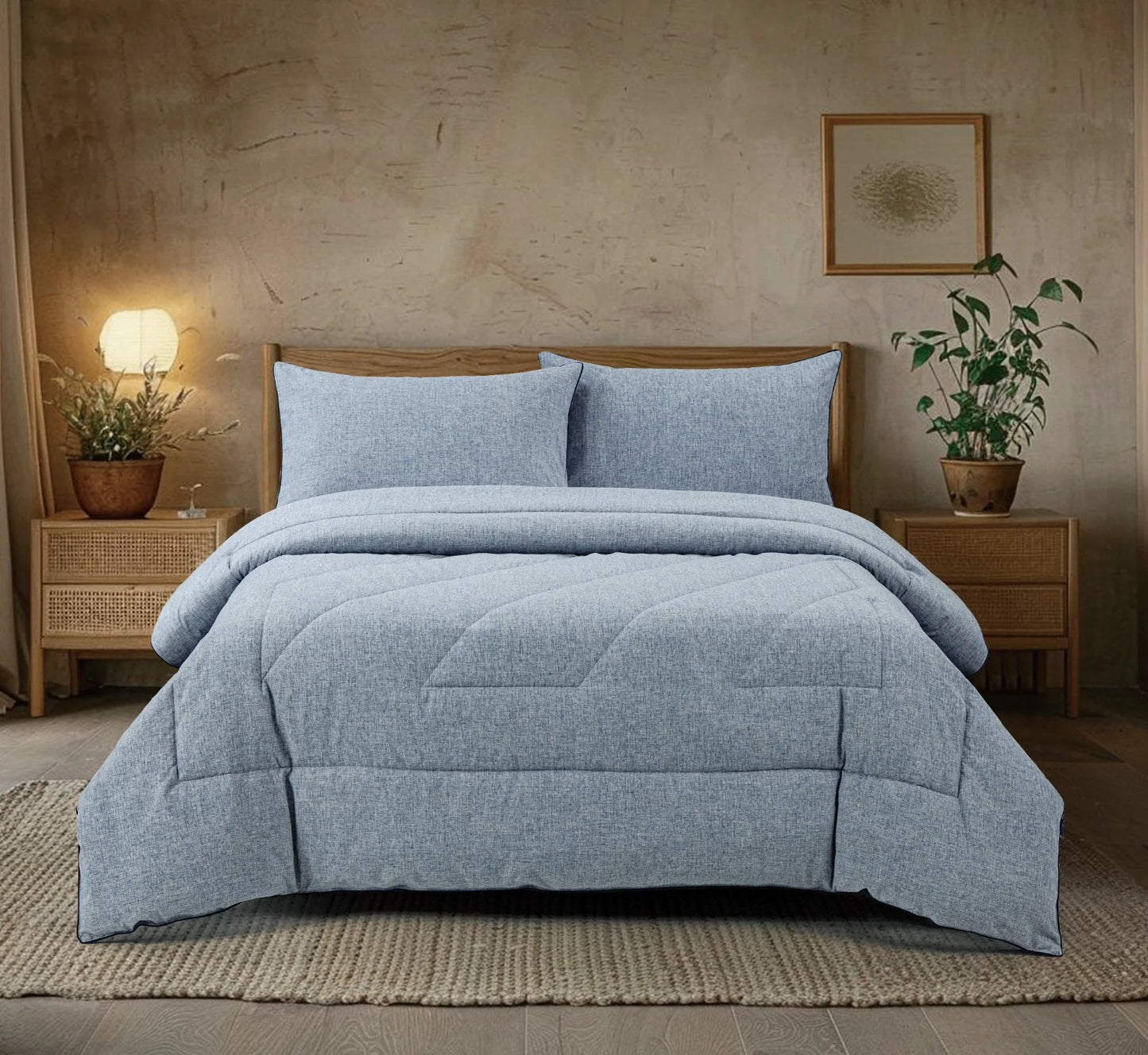 Cotton Co Cashmere Luxury Fitted Sheet & Pillow Case