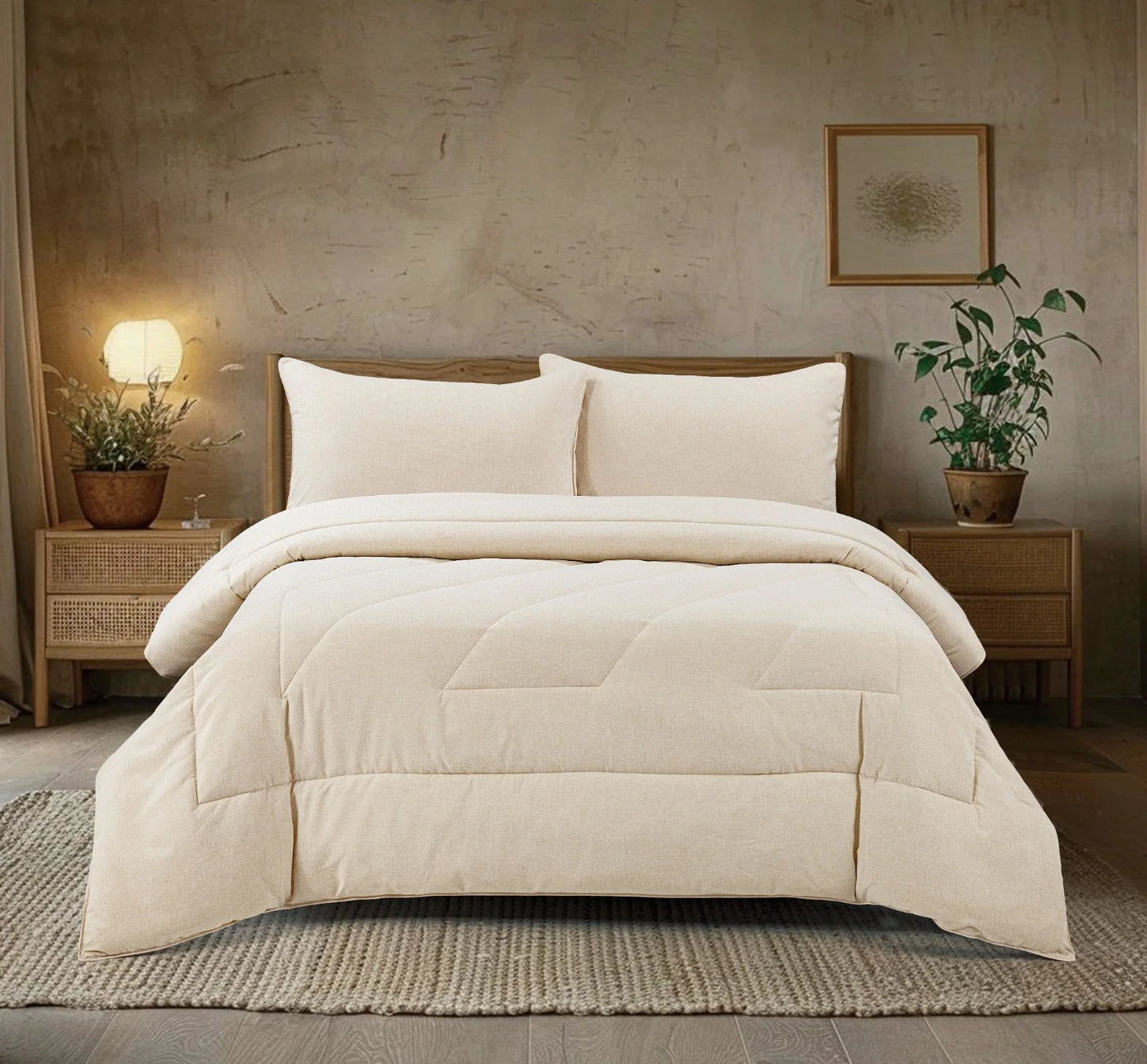 Cotton Co Cashmere Luxury Fitted Sheet & Pillow Case