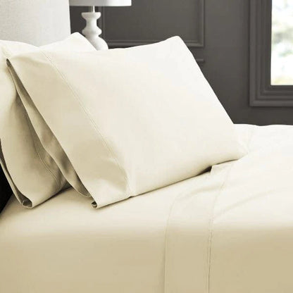 Egyptian Cotton 400 Thread Count Fitted Sheet Cream