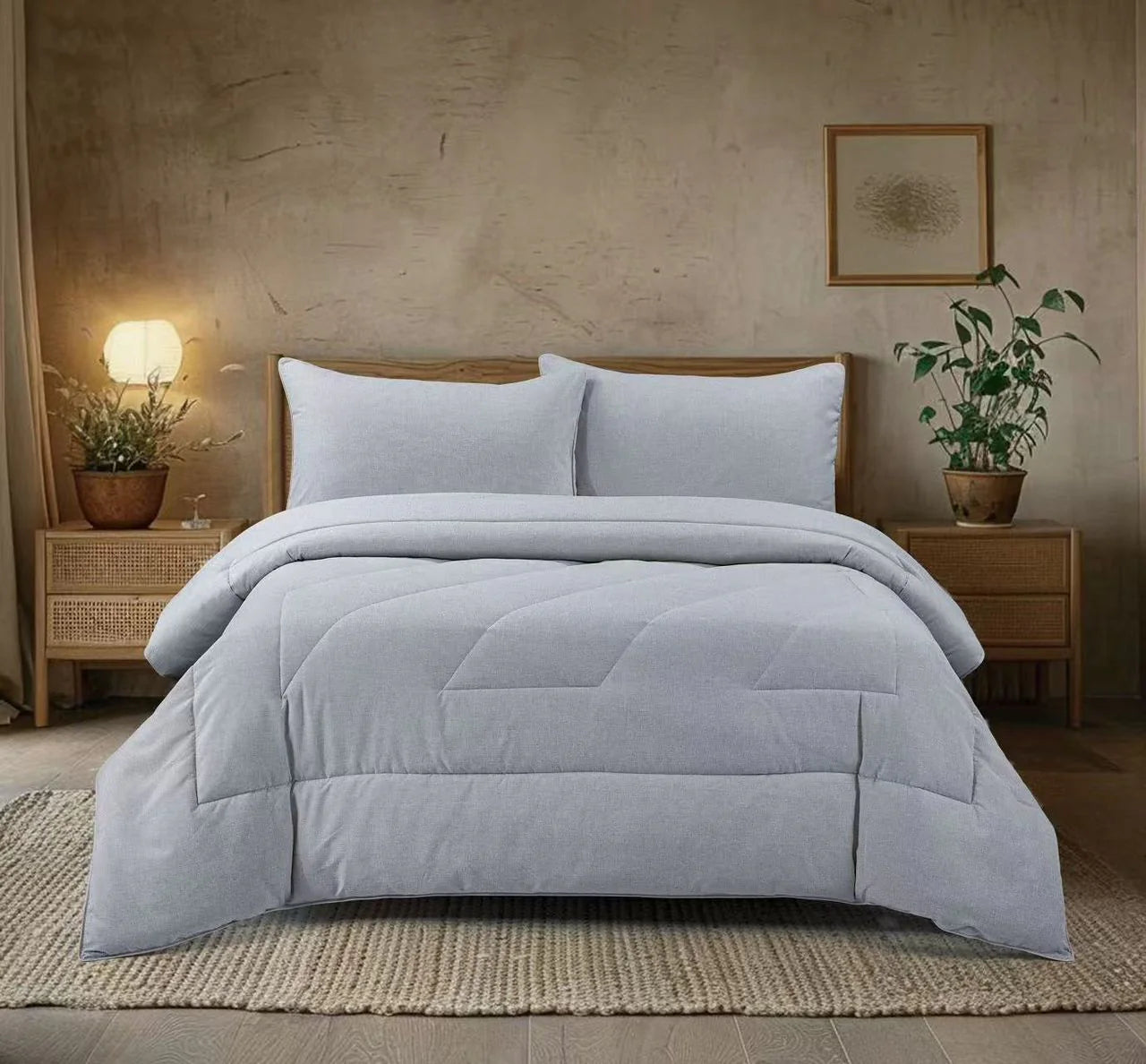 Cotton Co Cashmere Luxury Fitted Sheet & Pillow Case