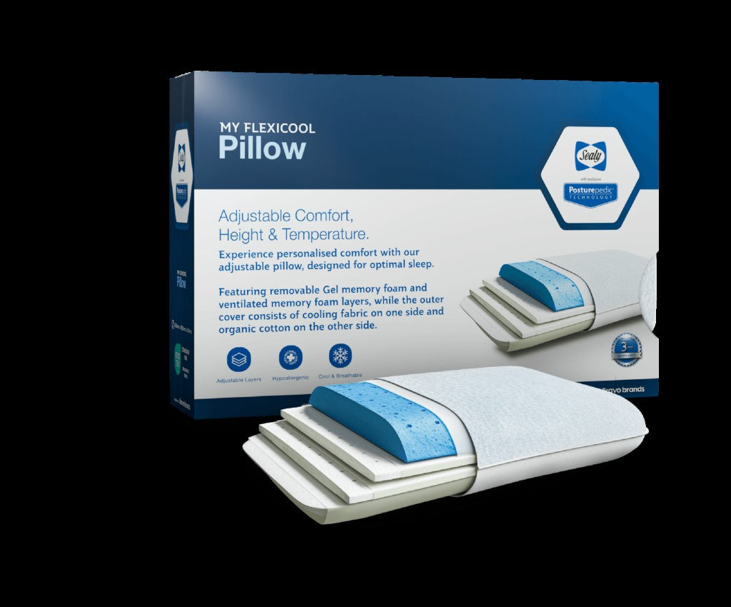 SEALY MY FLEXICOOL PILLOW – The Luxury Centre
