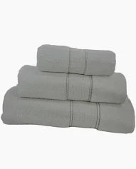 Bristol Lurex Towels White