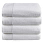 LINEN HOUSE PLUSH BATH SHEET GREY MARLE 90X165CM