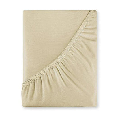 Egyptian Cotton 400 Thread Count Fitted Sheet Stone