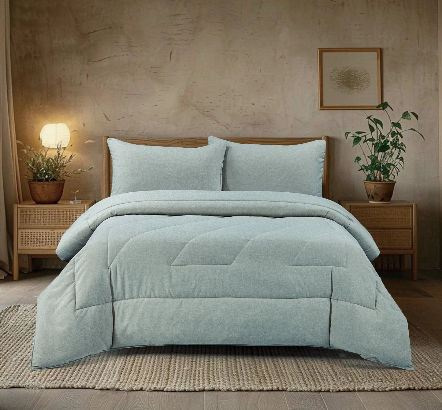 Cotton Co Cashmere Luxury Fitted Sheet & Pillow Case