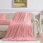 Cotton Co Milan Faux fux Throw Blush 240/220