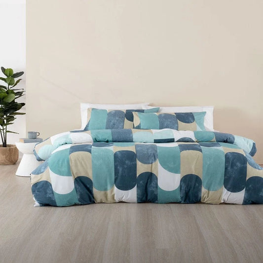 Linen House Teal Sinclair Duvet Cover Set