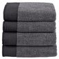 LINEN HOUSE PLUSH BATH SHEET CHARCOAL 90X165CM