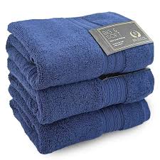 BRISTOL BIG & SOFT BATH TOWEL NAVY 600GSM 70X130